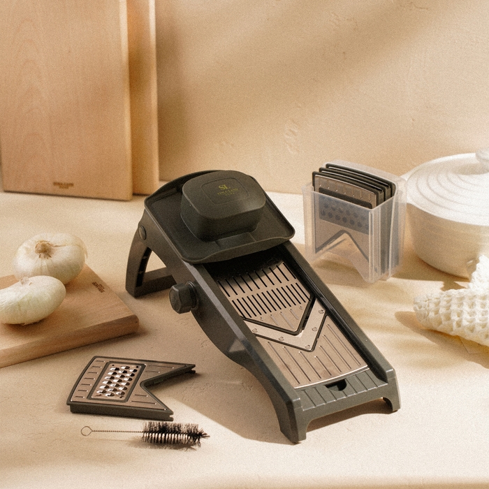 Овощерезка универсальная SL Home «Оливковая роща», 5 лезвий, цвет оливковый Овощерезка универсальная SL Home «Оливковая роща», 5 лезвий, цвет оливковый