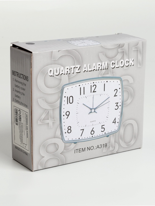 Часы будильник настольные, на батарейках, 14 х 12.8 х 4.5 см, циферблат 13.5 х 11.6 см Часы будильник настольные, на батарейках, 14 х 12.8 х 4.5 см, циферблат 13.5 х 11.6 см