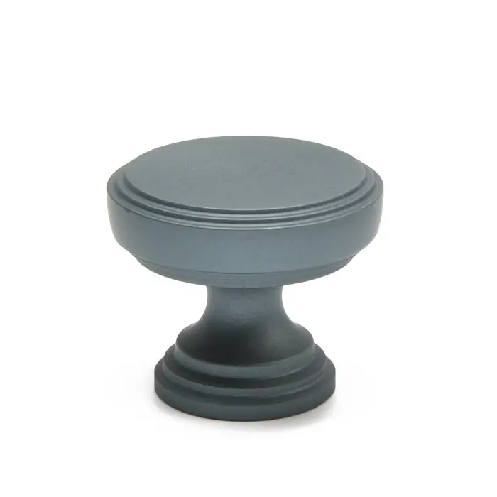 Ручка-кнопка мебельная CAPPIO PK322, d=30 мм, графит, 8 шт. TMP .