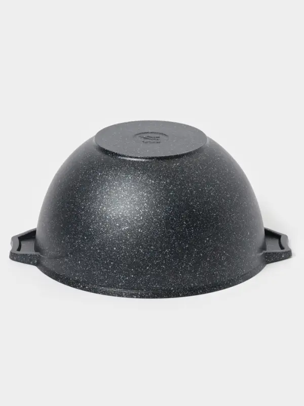 Казан Мечта &laquo;Гранит Star&raquo;, 4 л, литые ручки, антипригарное покрытие, стеклянная крышка, литой алюминий, тёмно-синий