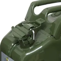 Канистра стальная для ГСМ ZARYA, 20 л, металлическая, крышка с рычагом