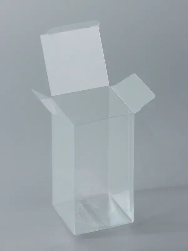 Складная прозрачная коробка из PVC, для упаковки подарков, 5&times;5&times;10 см