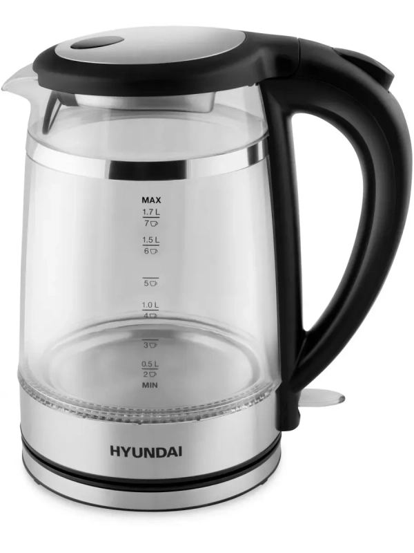 Чайник HYK-G3036 1,7л 2200Вт черный (стекло) Чайник HYK-G3036 1,7л 2200Вт черный (стекло)