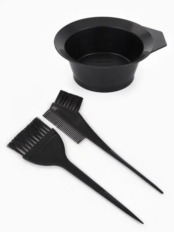 Набор для окрашивания, 3 предмета, чёрный