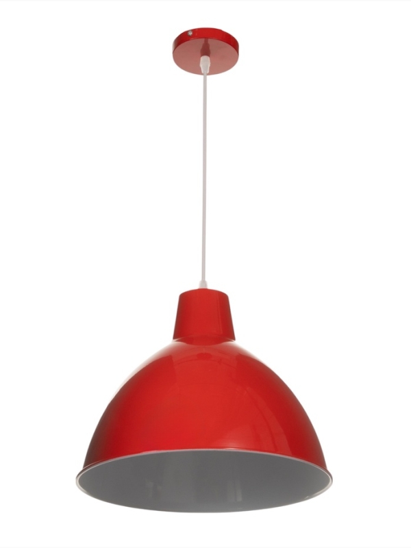 Светильник Richard 1х40Вт Е27 пр-1м красный 32,5х32,5х27см