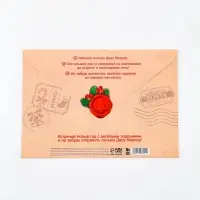 Письмо Деду Морозу &laquo;Символ года Почта&raquo; с наклейками, чек лист и задания
