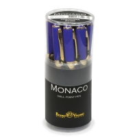 Ручка шариковая неавтомат. MONACO син-фиол кор,0,5,син,манж20-0125/13