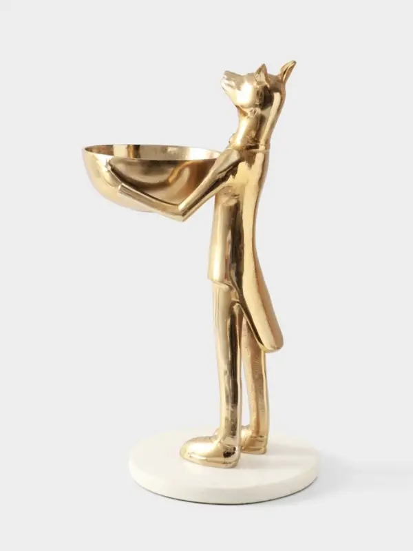 Конфетница &laquo;Волк угощает&raquo;, алюминий, 20&times;25&times;42 см