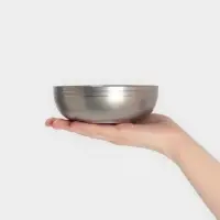 Салатник Hanna Kn&ouml;vell Vanha, 420 мл, 13.5&times;4.7 см, нержавеющая сталь, серебристый