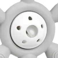 Набор силиконовых прорезывателей для зубов «Банан, погремушка», 2 шт., Крошка Я