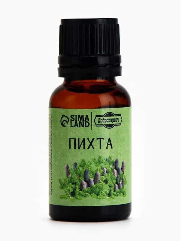 Эфирное масло &laquo;Пихта&raquo;, флакон-капельница, 17 мл &laquo;Добропаровъ&raquo;