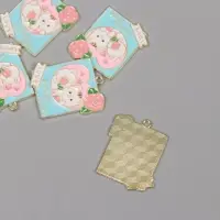 Декор для творчества металл, эмаль "Два влюблённых котика" 2,8х2,4 см Декор для творчества металл, эмаль "Два влюблённых котика" 2,8х2,4 см