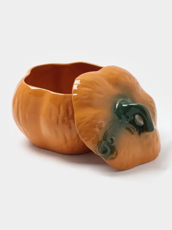 Горшок для запекания Борисовская керамика &laquo;Тыква&raquo;, 2.4 л, оранжевый