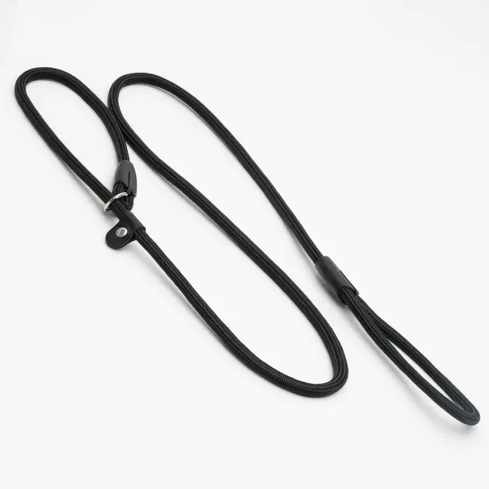 Ринговка для собак, 130&times;0.8 см, чёрная