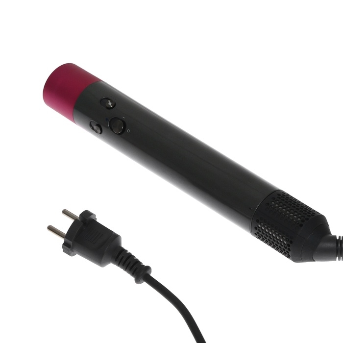 Мультистайлер для волос LF-27, Airwrap 5 в 1, 1300 Вт, 3 режима, керамическое покрытие, фуксия, 1012