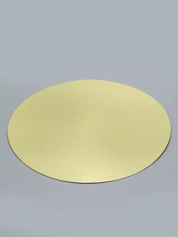 Подложка кондитерская, золотая 28 см - Набор 5 шт.