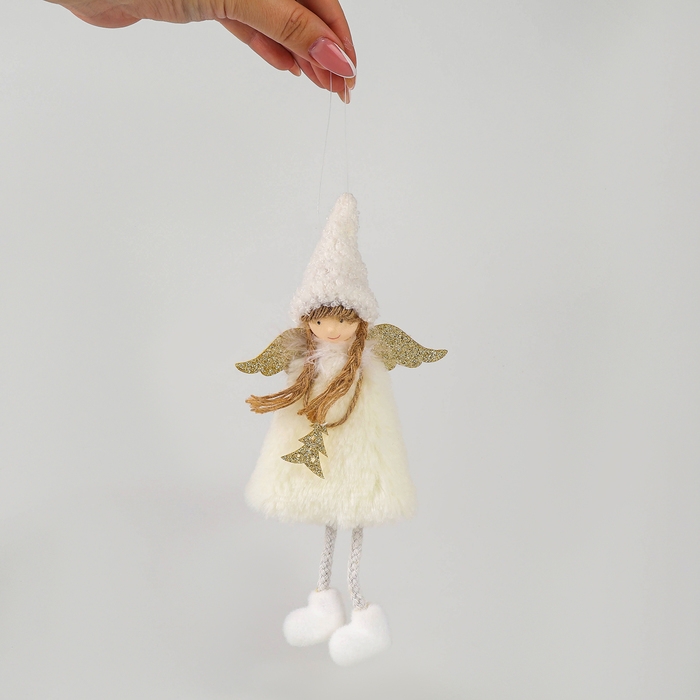Новый год! Ёлочное украшение кукла «Фея», белая Новый год! Ёлочное украшение кукла «Фея», белая