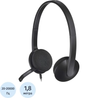 Гарнитура Logitech Headset H340 (981-000509), проводная