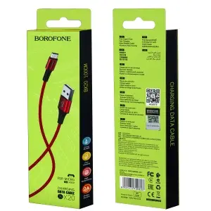 Кабель USB на Micro USB 1M BX20 Borofone красный