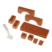 Конструктор керамический для детского творчества &laquo;Печка&raquo;, 103 детали