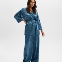 Комплект женский (жакет, брюки) KAFTAN Velvet 40-42, синий