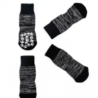 Носки нескользящие "Лапки" , M (6,5* 15 см), набор 4 шт, чёрные Носки нескользящие "Лапки" , M (6,5* 15 см), набор 4 шт, чёрные