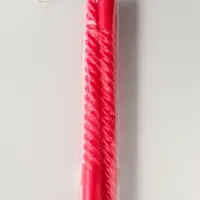 Набор свечей витых 25 см, 2 шт., 57 г, 5 ч, красный