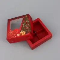 Коробка подарочная для 4 конфет &laquo;Уютного Нового года!&raquo;, 10.5&times;10.5&times;3.5 см