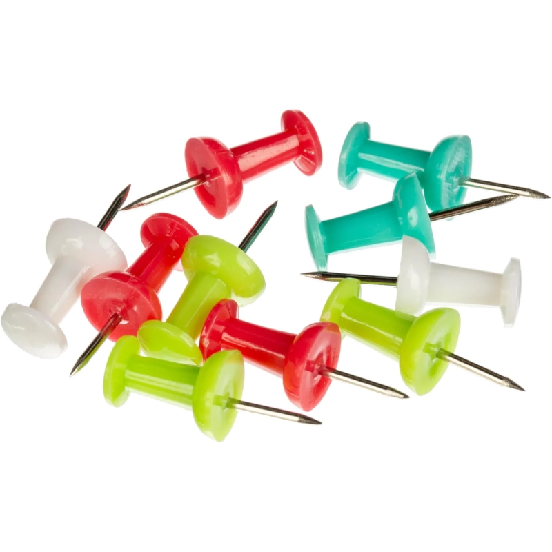 Кнопки Гвоздики Deli E0031 Essential l=23мм ассорти (упак.:100шт)