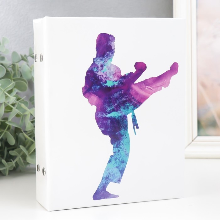 Фотоальбом на 100 фото 13х18 см Фотоальбом на 100 фото 13х18 см "Мастер боевых искусств" 19,5х15,5х4 см