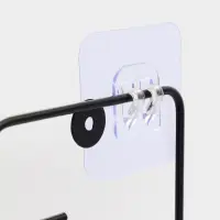 Полка для ванной угловая 4-х ярусная, 20.5×20.5×72 см, чёрная