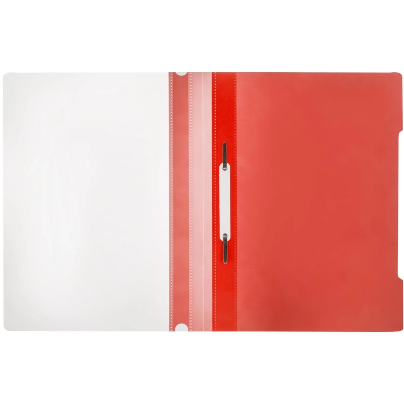 Скоросшиватель пластиковый Attache, А4, Элементари, красный 10шт/уп