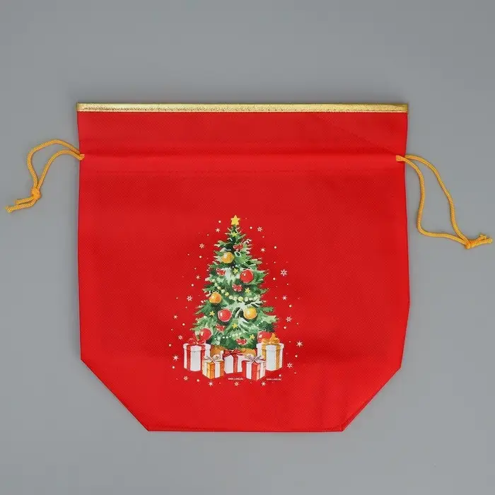 Мешочек подарочный «Ёлочка», 28 х28 см +/- 1.5 см Мешочек подарочный «Ёлочка», 28 х28 см +/- 1.5 см