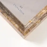 Фоторамка пластик формат А4 см "Прованс" бежево-коричневый 33,7х24,8х3 см