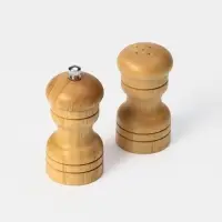 Набор для специй Доляна &laquo;Комфорт&raquo;, 50 мл, 11&times;10&times;5 см, 2 предмета: мельница, солонка