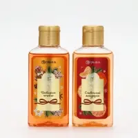 URAL LAB Арома Саунд Набор два геля для душа, 2х100 и мочалка для тела, мандарин и тыква