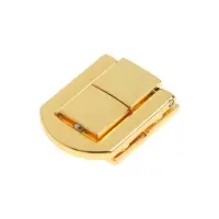 Замок-защелка на ящик ZM01, 2.5×2 см, цвет золото