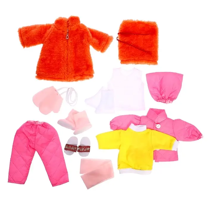 Кукла &laquo;Девочка&raquo; дидактическое пособие + набор одежды, МИКС