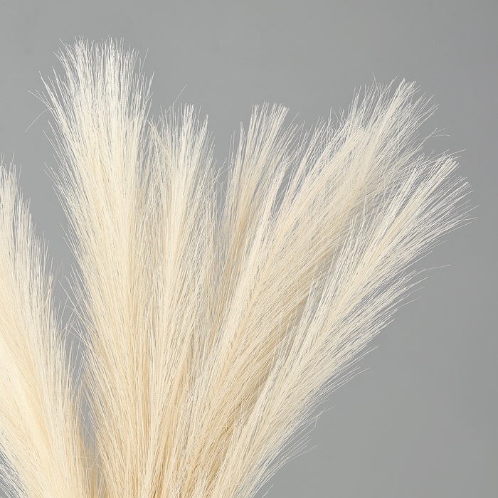 Пампасная искусственная трава, высота 43 см, набор 3 шт., цвет бежевый Пампасная искусственная трава, высота 43 см, набор 3 шт., цвет бежевый