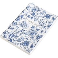 Ежедневник датированный 2026 IF 14х20см 176л, мягкий, Happiness I1732/blue