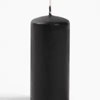 Свеча - цилиндр, 4&times;9 см, 11 ч, 90 г, чёрная