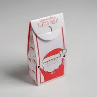 Коробка складная &laquo;Счастливого Нового года&raquo;, 9 х 19 х 6 см