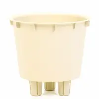 Кашпо со вставкой 1,9 л d18 см h16,5 см РАМОНА белый