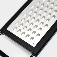 Тёрка раздвижная с ручками Magistro Sharp, 23&times;10.1&times;2.6 см, 301 сталь, чёрная