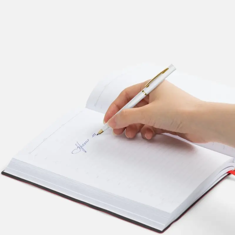 Ручка шариковая Euro Gold, белая Ручка шариковая Euro Gold, белая