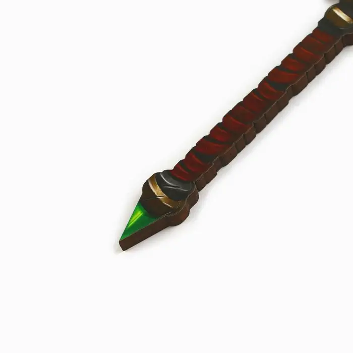 Деревянное оружие, детское сувенирное &laquo;Зеленый&raquo;, топор орка, 11.9&times;25.6 см