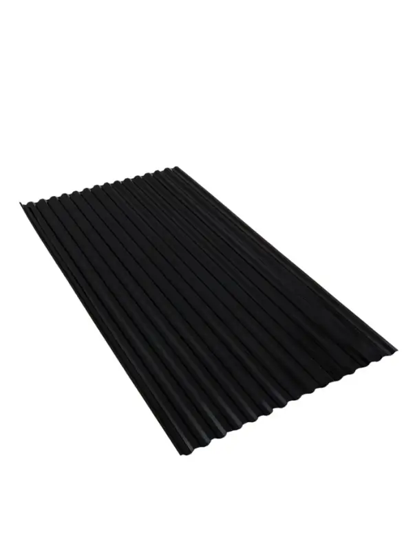 Поликарбонат монолитный, кровельный, трапеция 0.8 мм, 2 &times; 1,05 м, коричневый