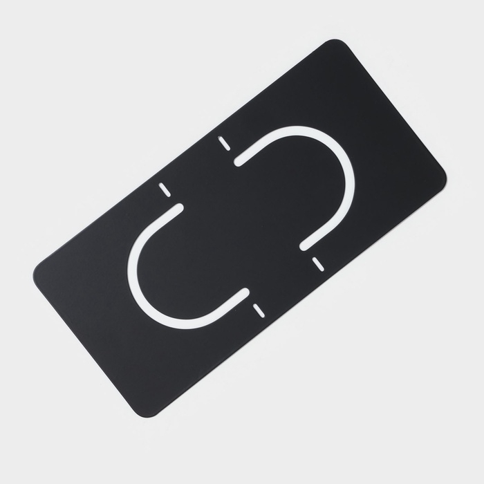 Салфетница Доляна «Трансформер», 10×12 см, чёрная Салфетница Доляна «Трансформер», 10×12 см, чёрная