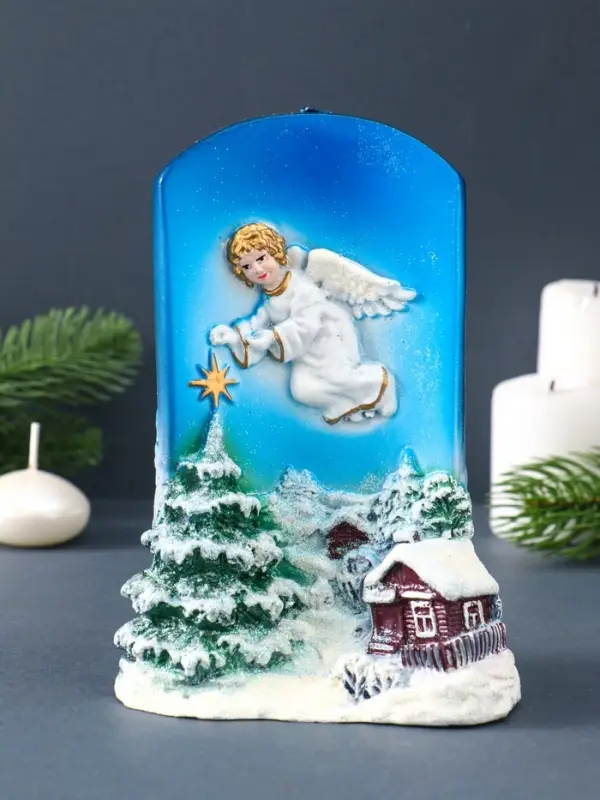 Свеча фигурная "Рождественская звезда" 7,5х11х16 см