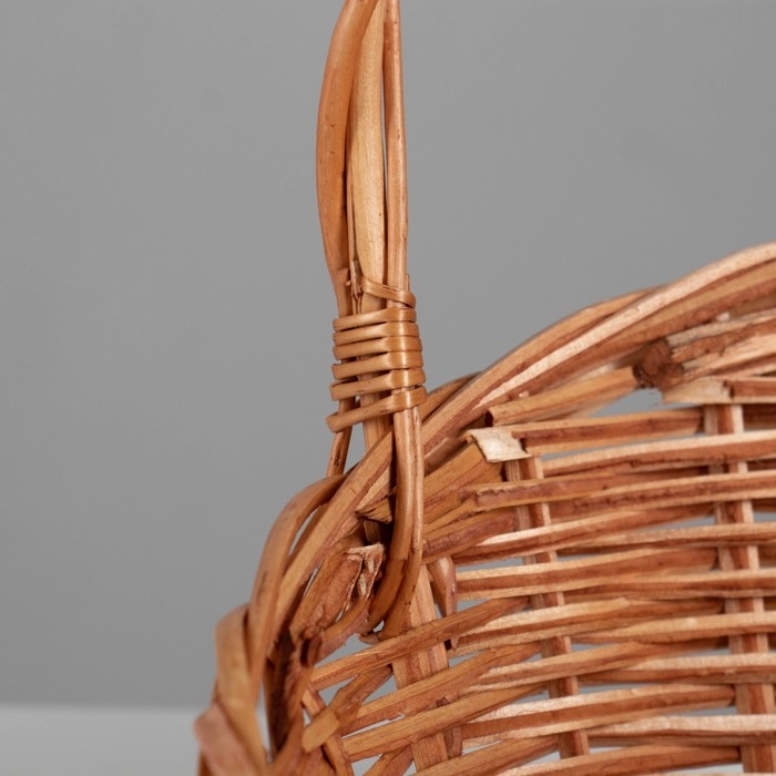 Набор корзин, 27x23x7/13x30, 23x19x6/11x25, 17x12x7/9x21 см, ива, медовый